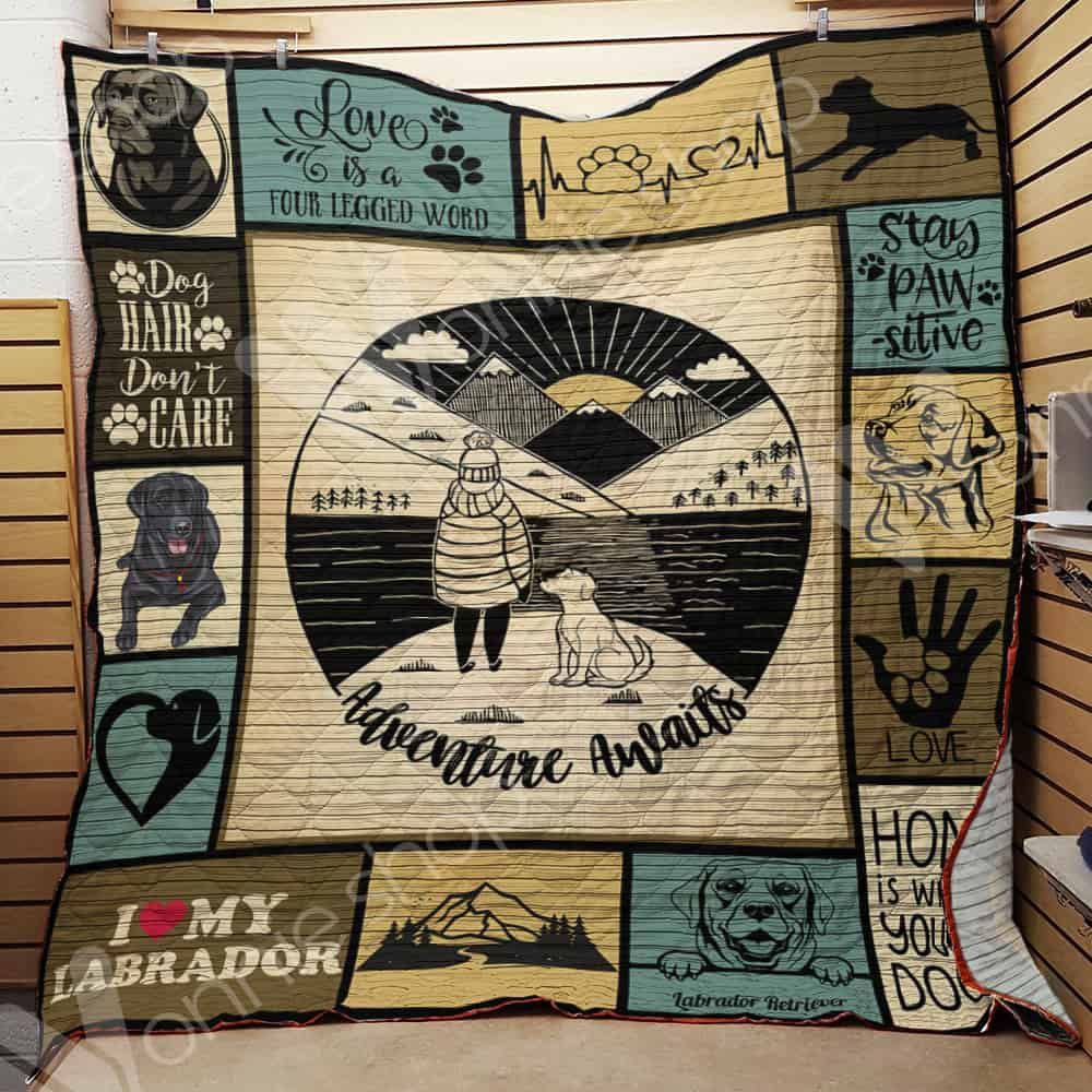 Labrador Retriever Dog Quilt Blanket DHC1002576TD