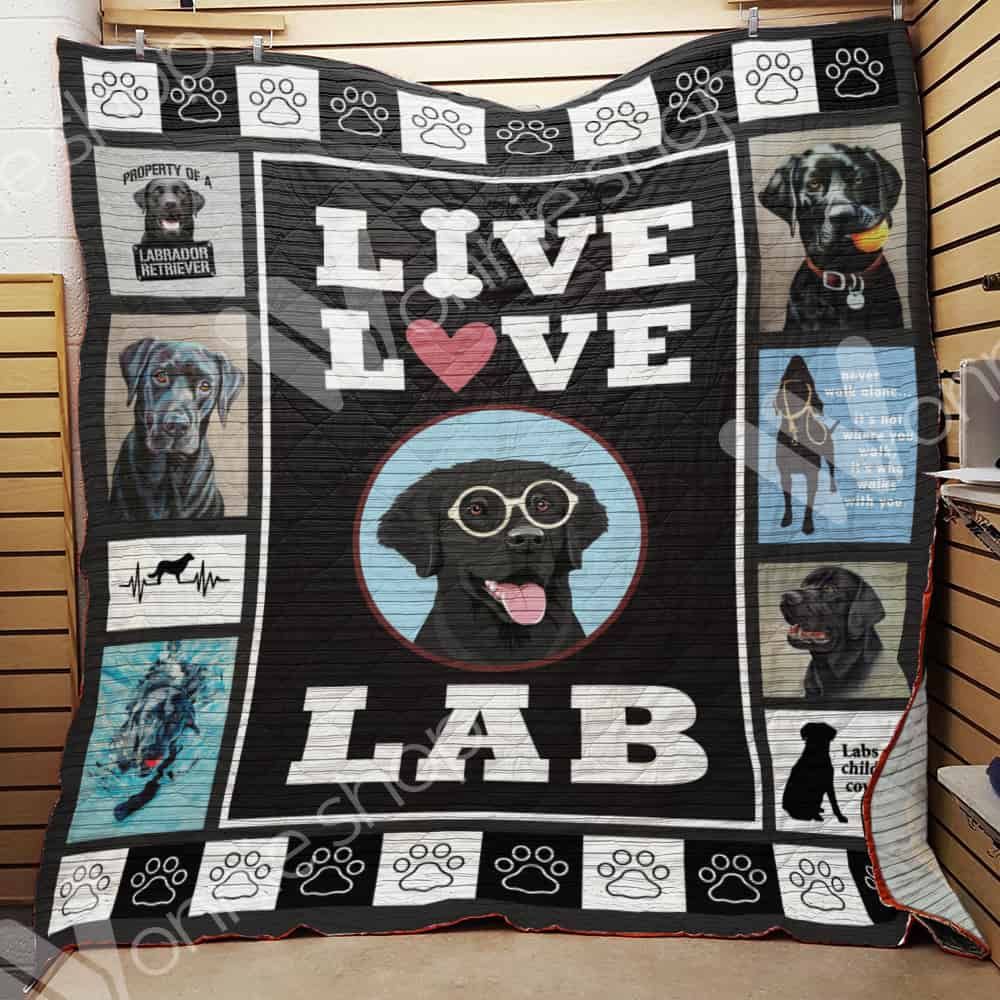 Labrador Retriever Dog Quilt Blanket DHC1002674TD