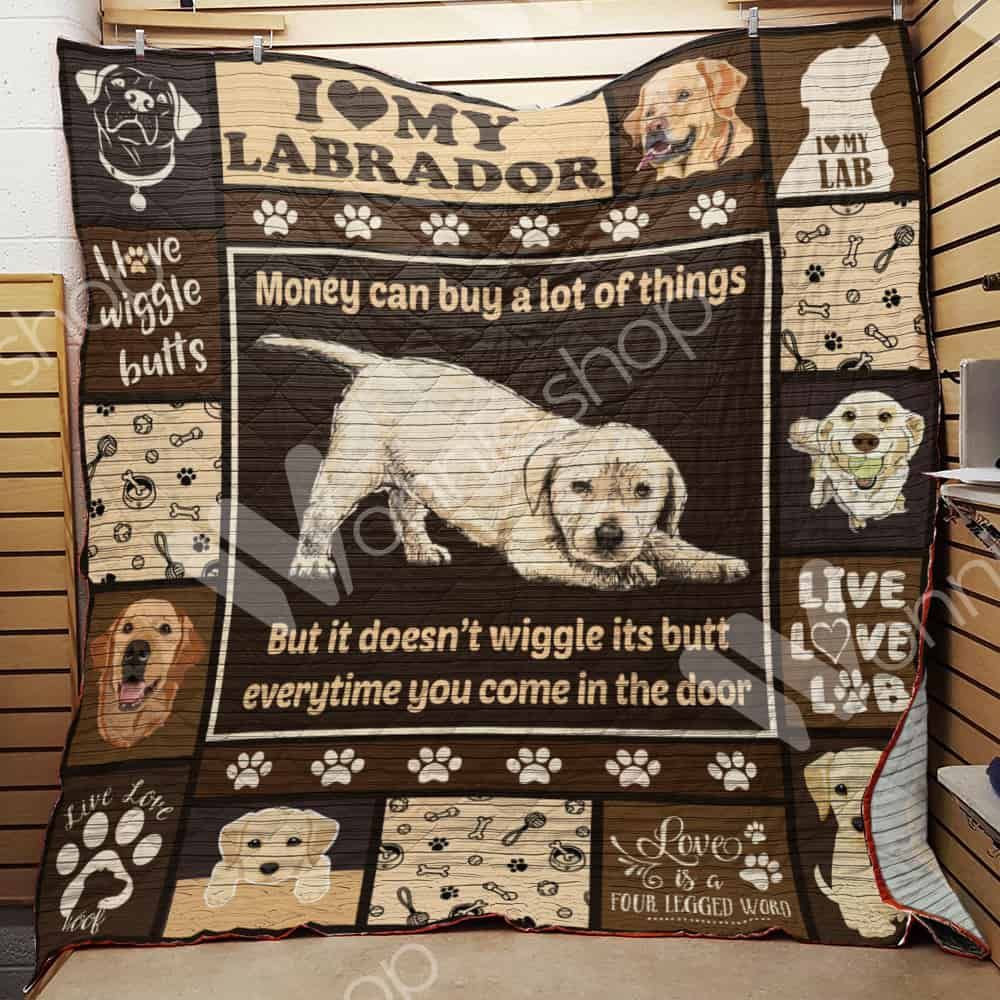 Labrador Retriever Dog Quilt Blanket DHC1002676TD