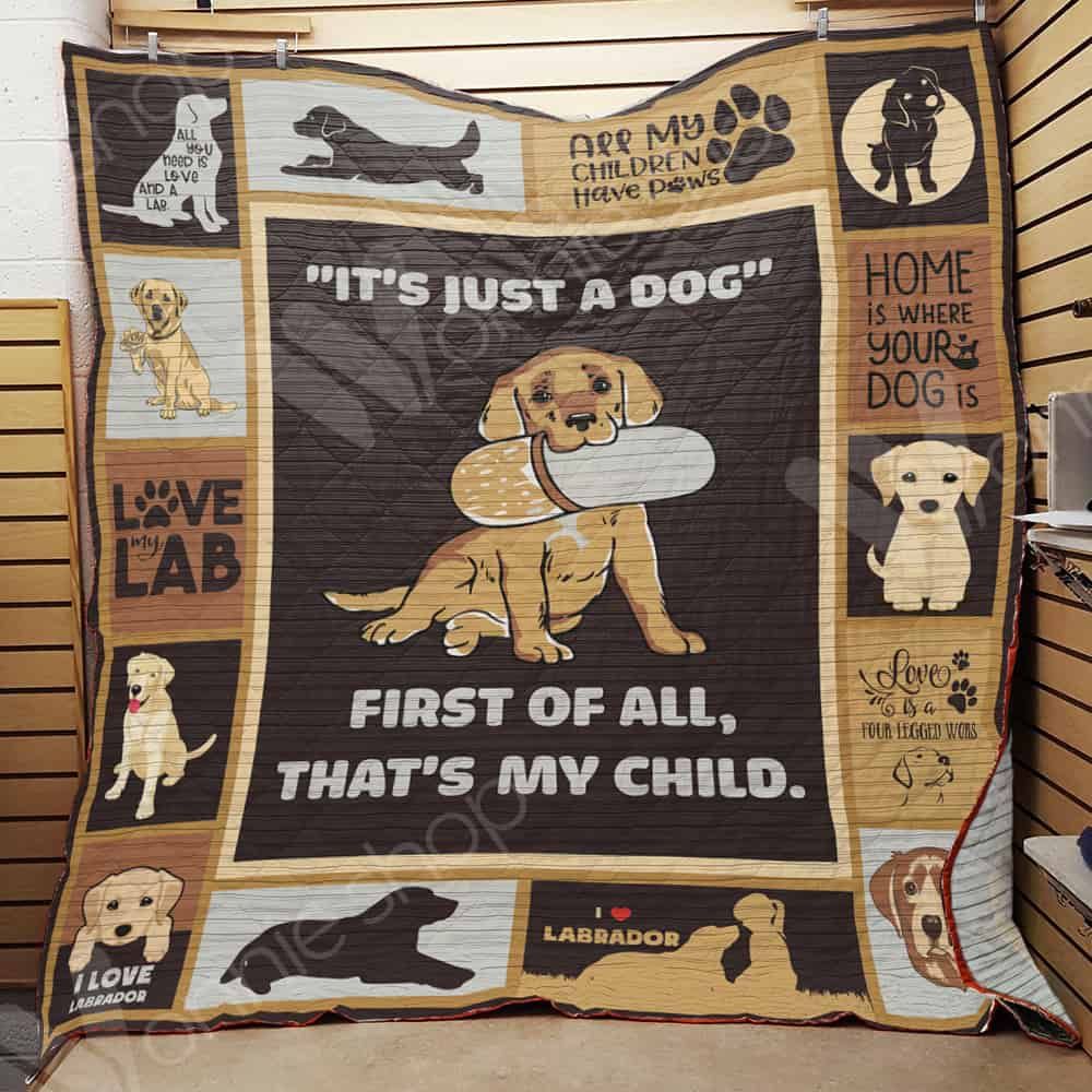 Labrador Retriever Dog Quilt Blanket DHC1002685TD