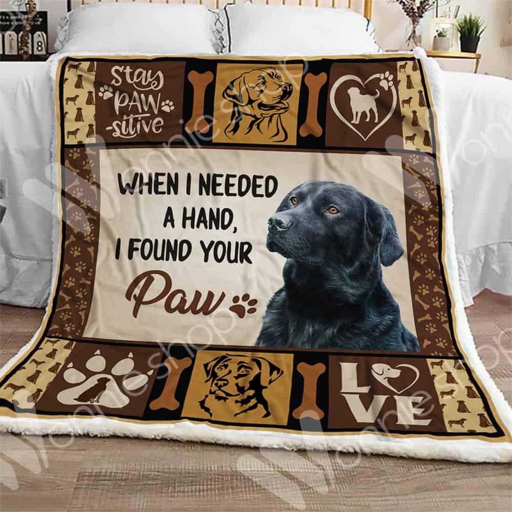 Labrador Retriever Dog Sherp Quilt Blanket DHC0102470TD