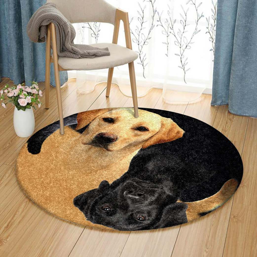 Labrador Retriever Round Carpet