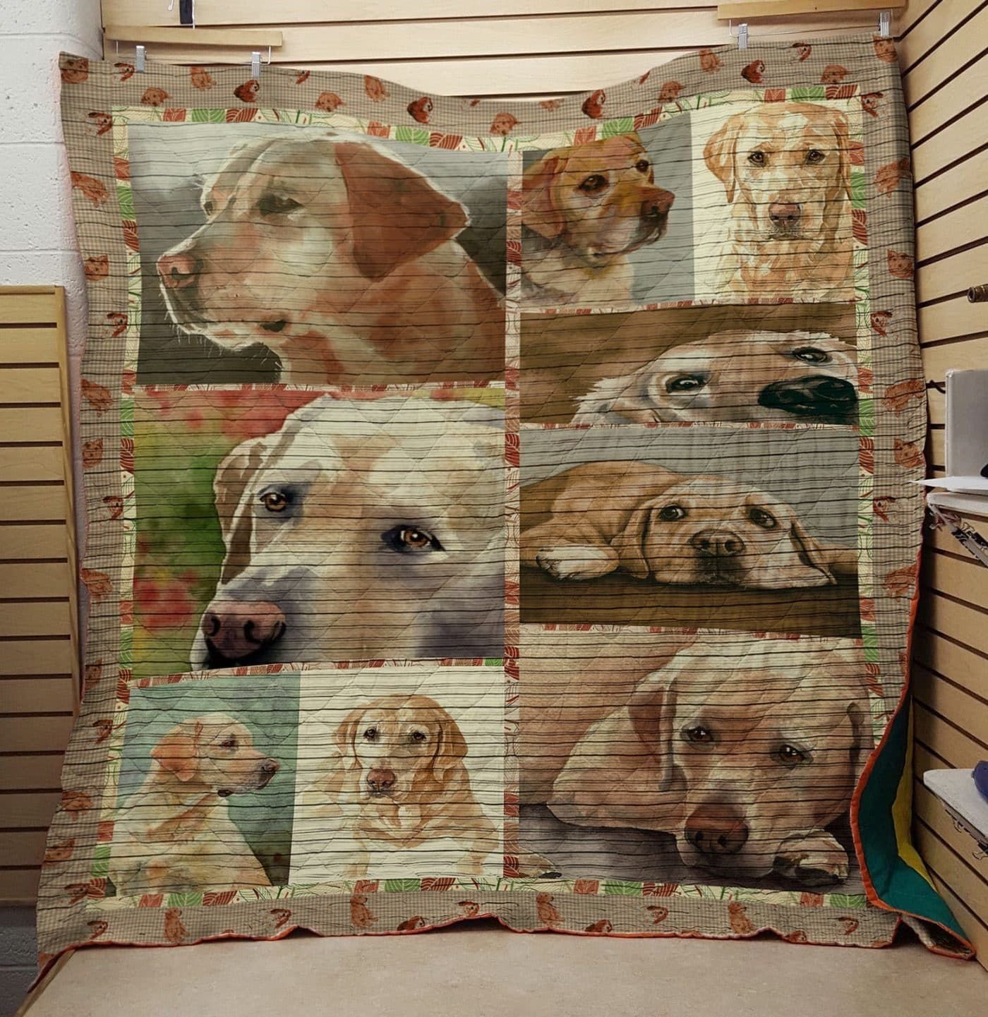 Labrador Retriever Sad Dog GS-CL-DT0107 Quilt Blanket