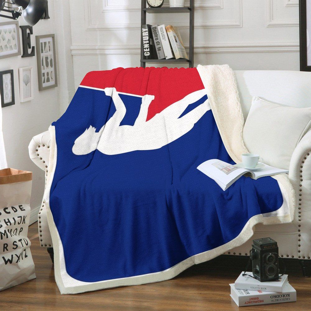 Lacrosse Sherpa Fleece Blanket