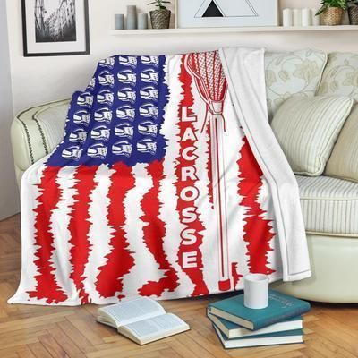 Lacrosse Sherpa Fleece Blanket