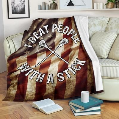 Lacrosse Sherpa Fleece Blanket