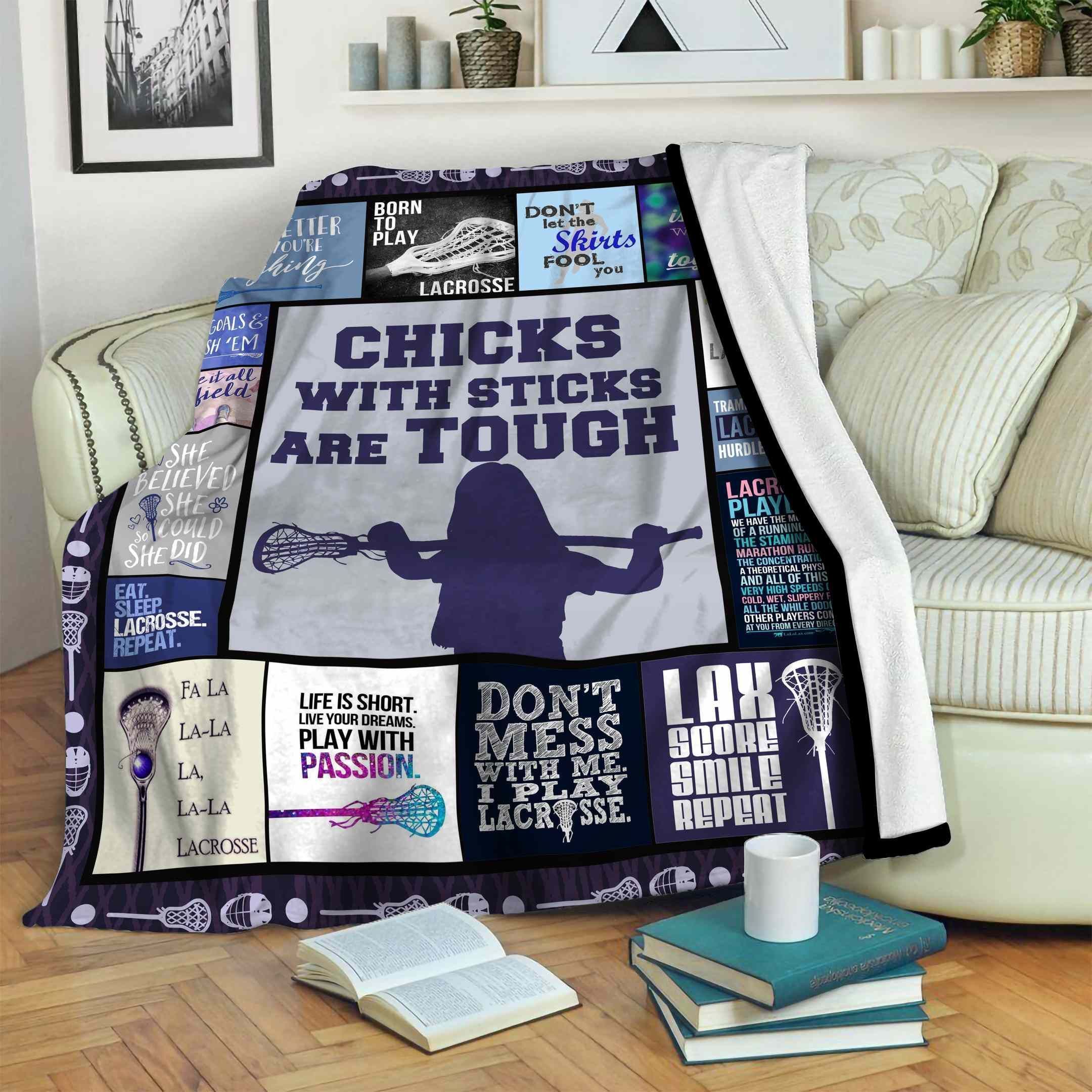 Lacrosse Fleece Blanket