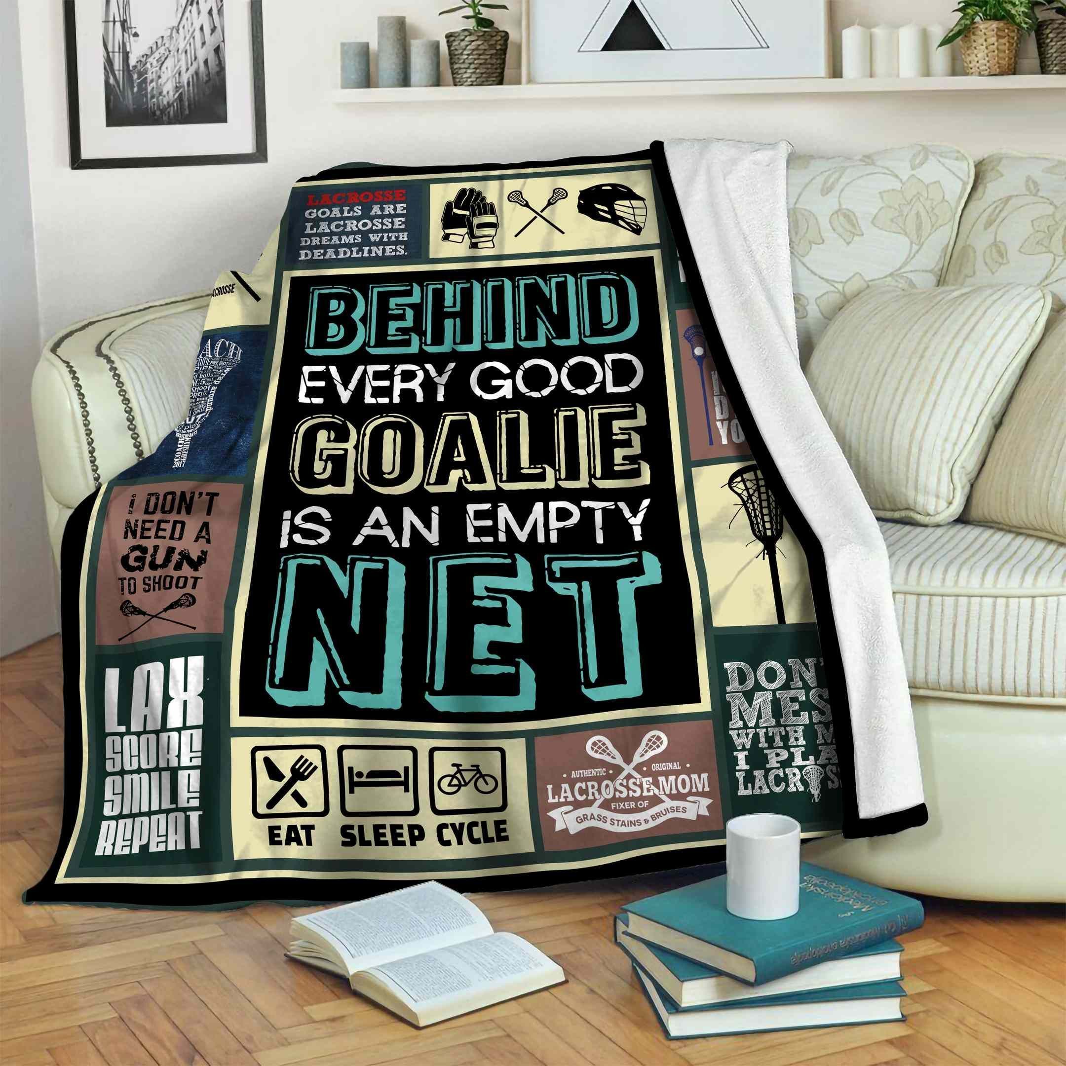 Lacrosse Fleece Blanket