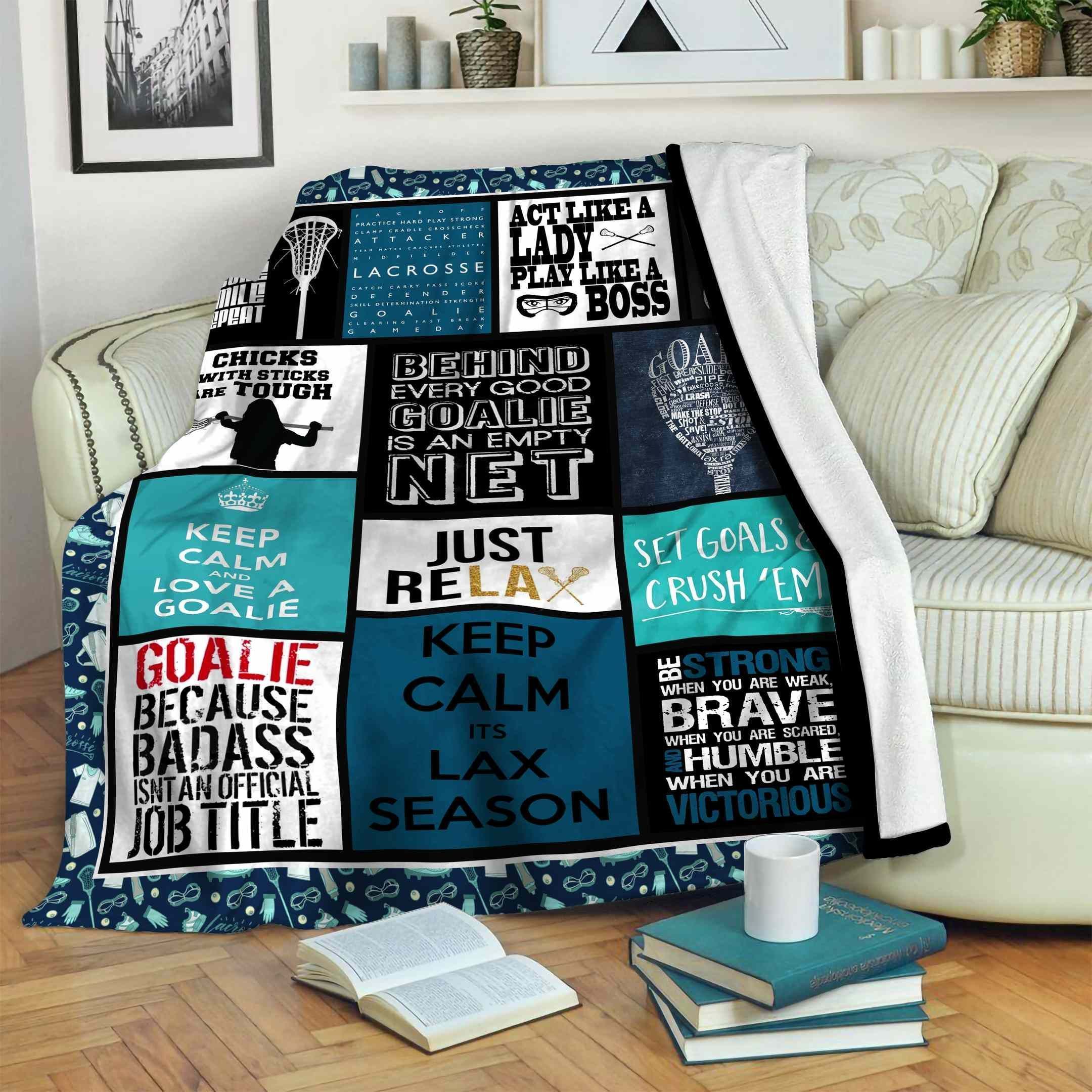 Lacrosse Fleece Blanket