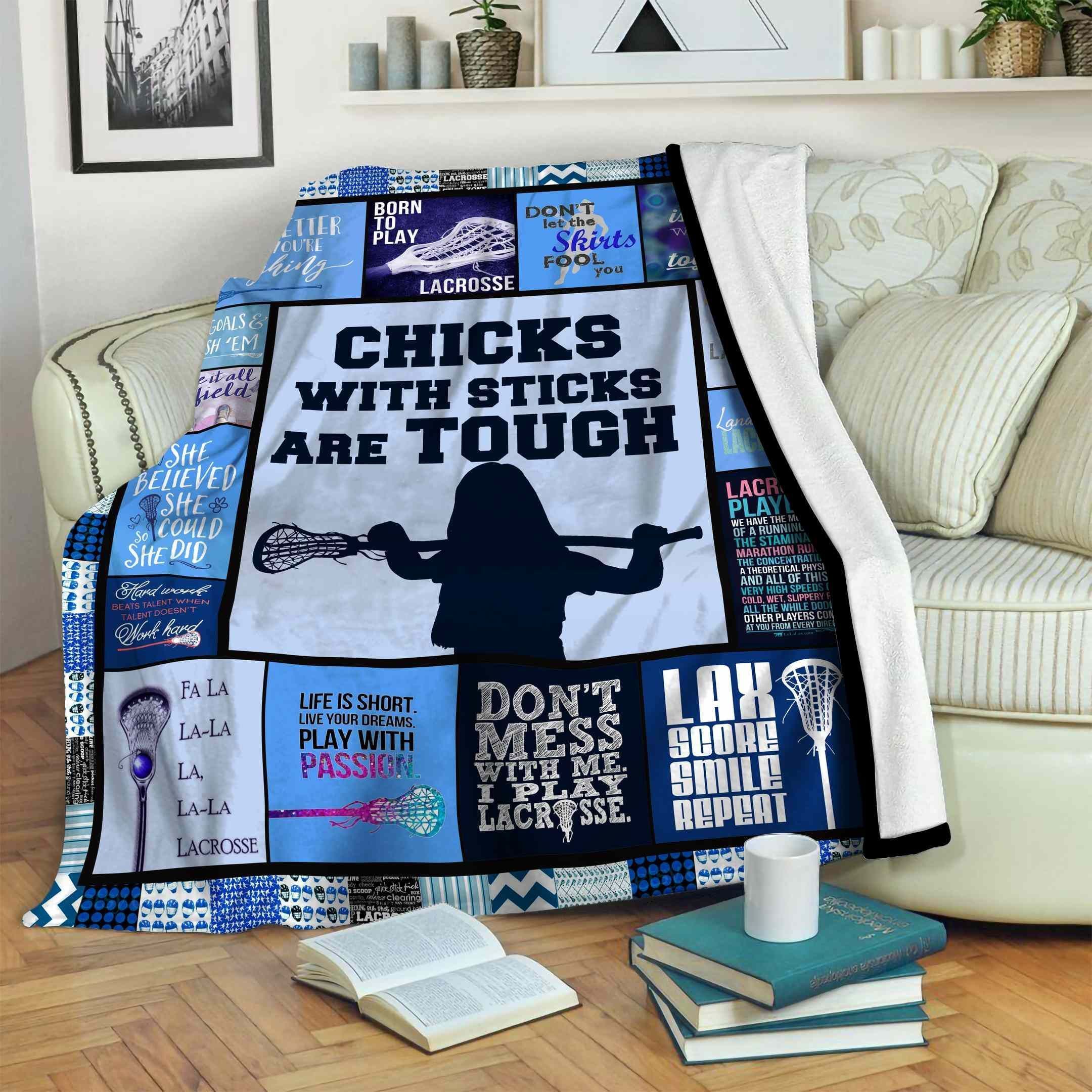 Lacrosse Fleece Blanket