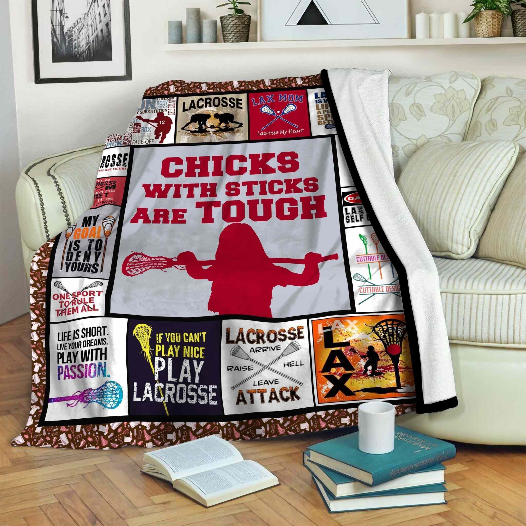 Lacrosse Fleece Blanket