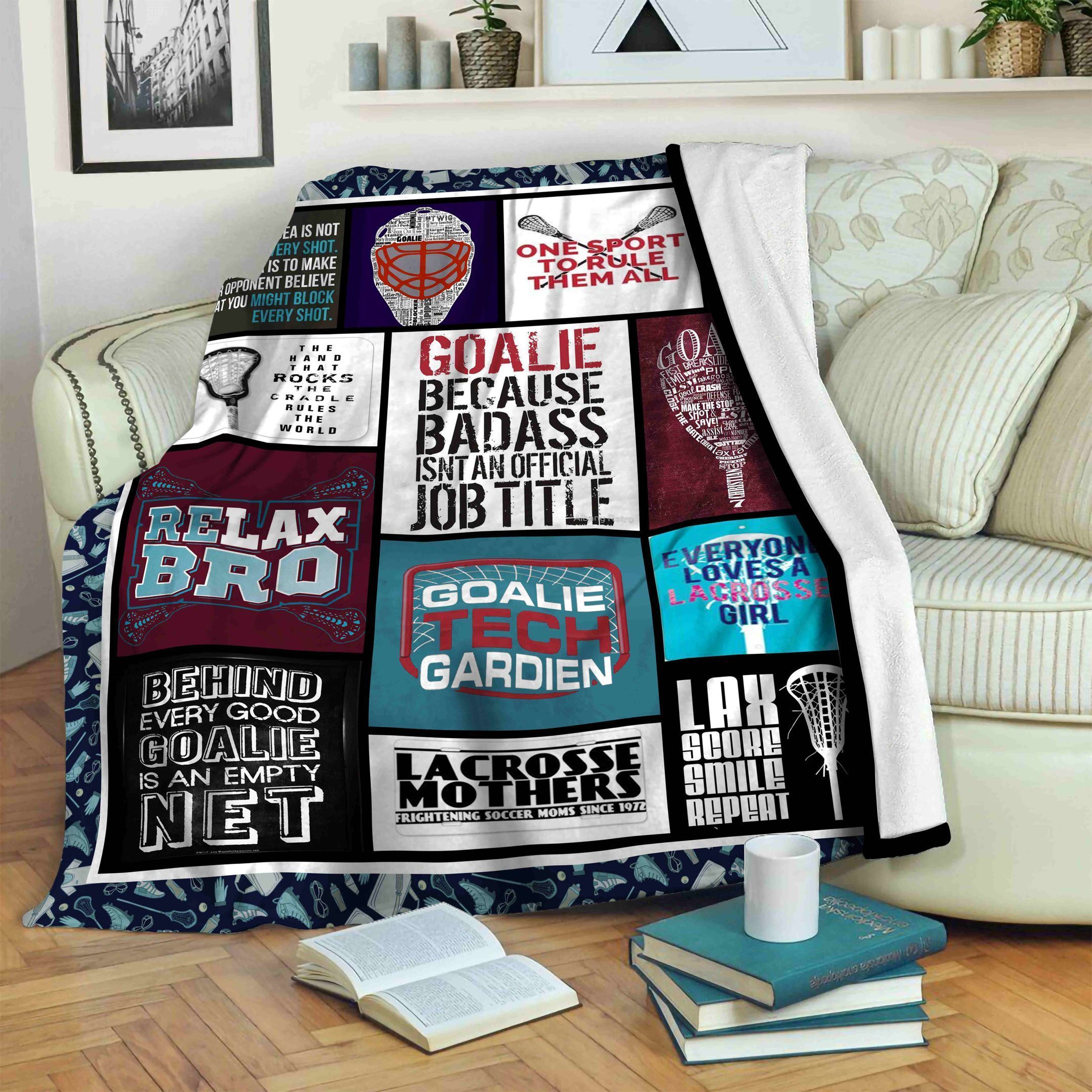 Lacrosse Fleece Blanket