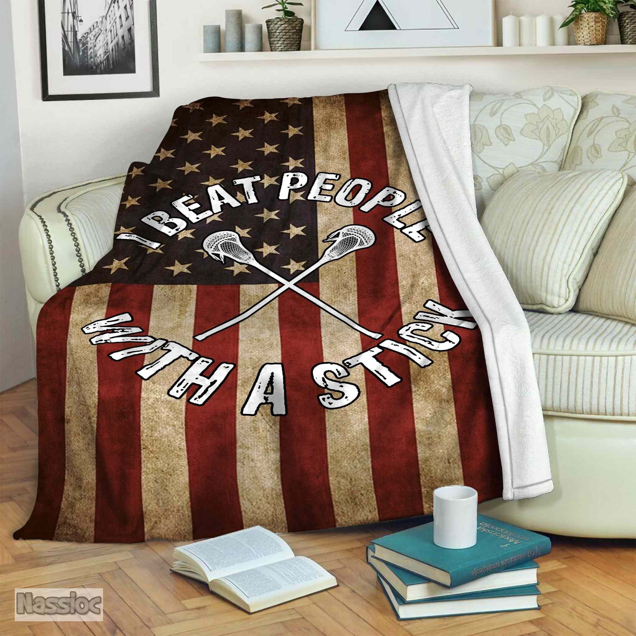 Lacrosse Fleece Blanket