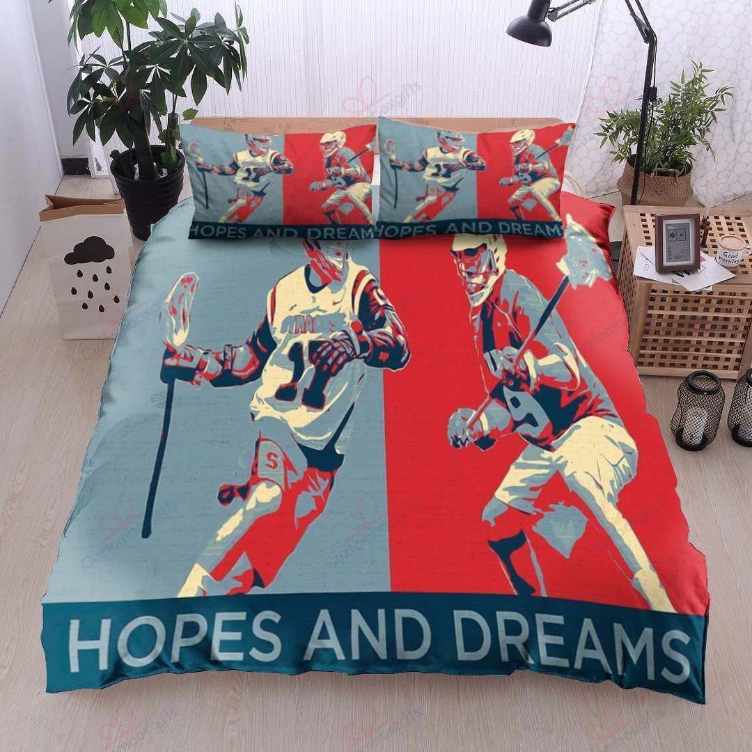 Lacrosse Hopes And Dreams Bedding Set