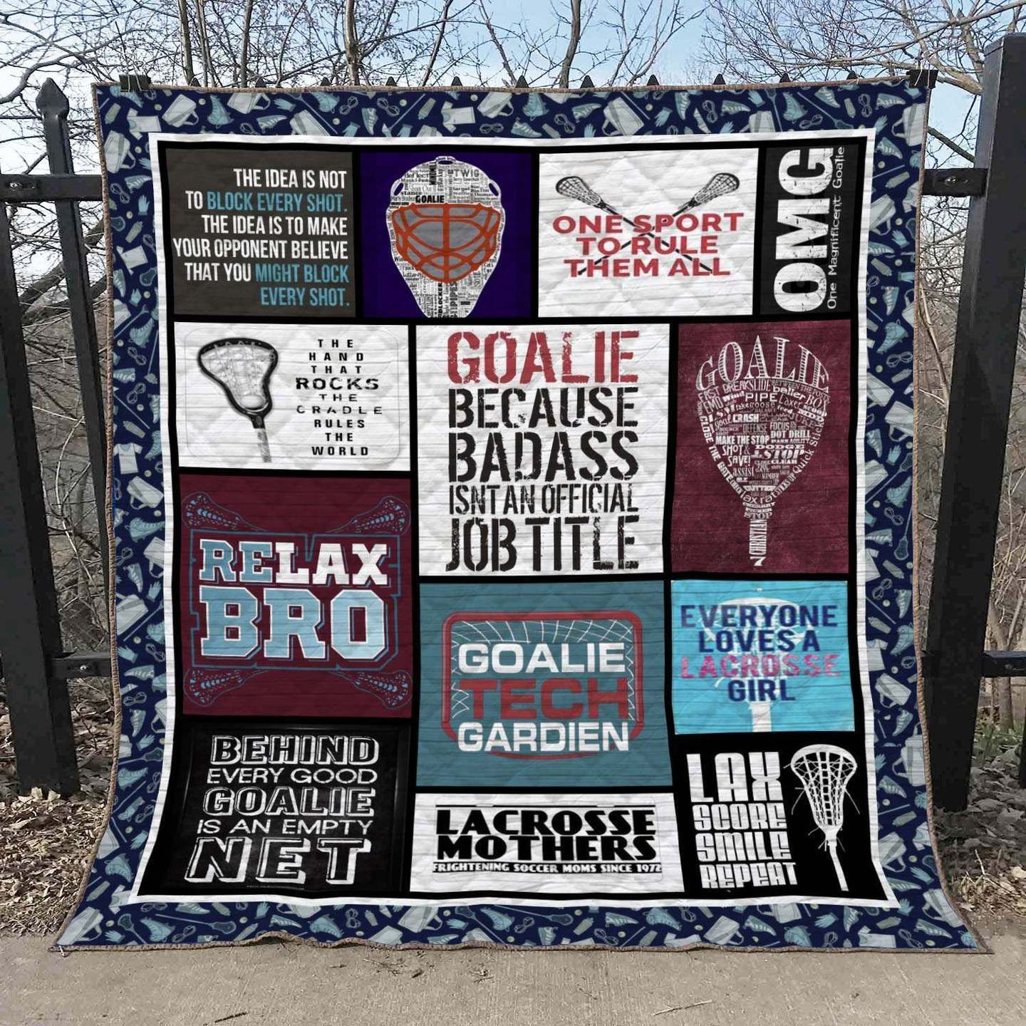 Lacrosse LI120712A TBG Quilt Blanket