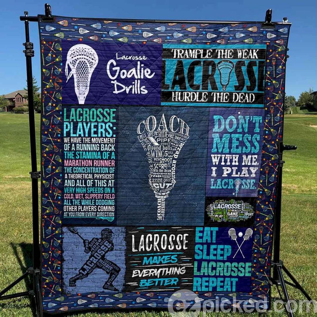 Lacrosse Makes Everything Better PK310547 Quilt Blanket