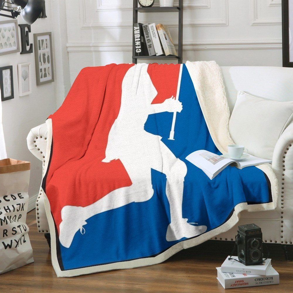 Lacrosse Sherpa Fleece Blanket