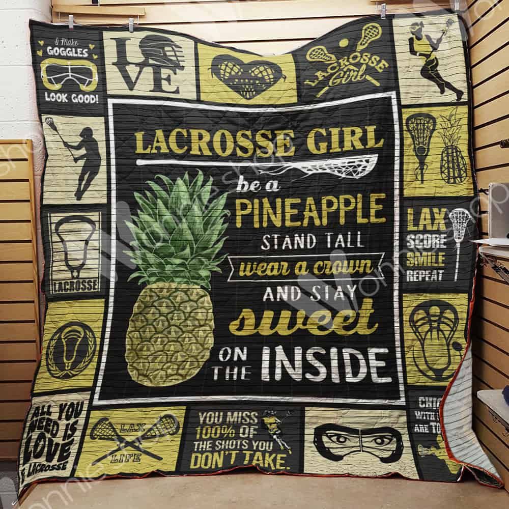 Lacrosse Pineapple Quilt Blanket DHC03021377TD