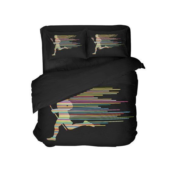 Lacrosse Player Bedding Set