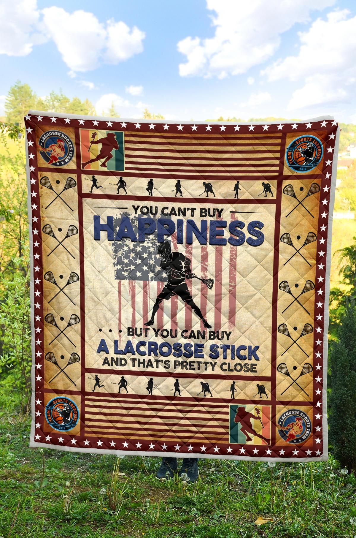 Lacrosse Quilt Blanket DHC02012067TD