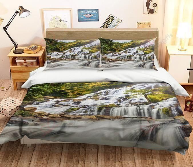 Ladder Waterfall Printed Bedding Set