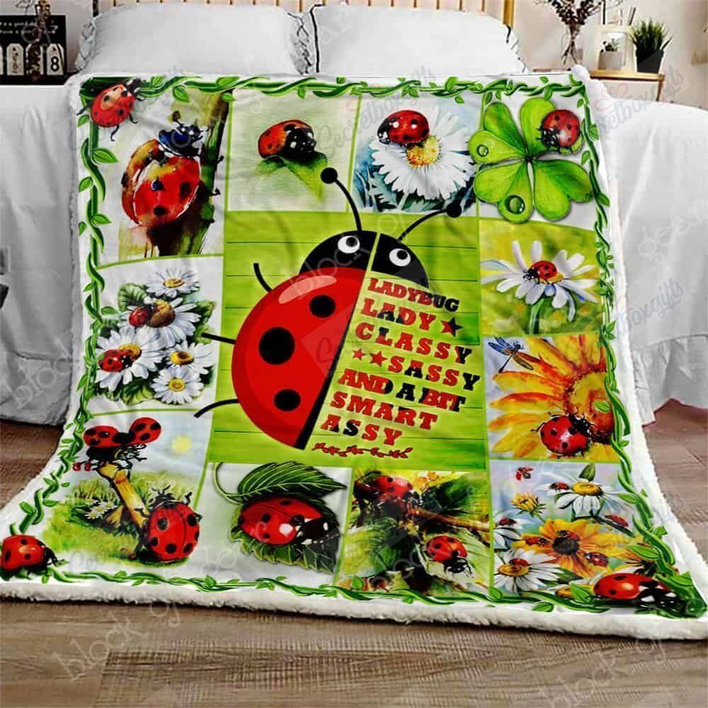 Ladybug Fleece Blanket