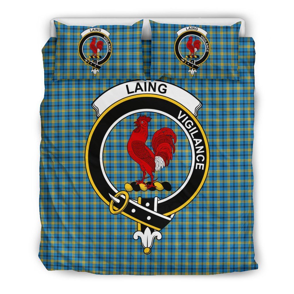 Laing Clan Badge Tartan Bedding Set