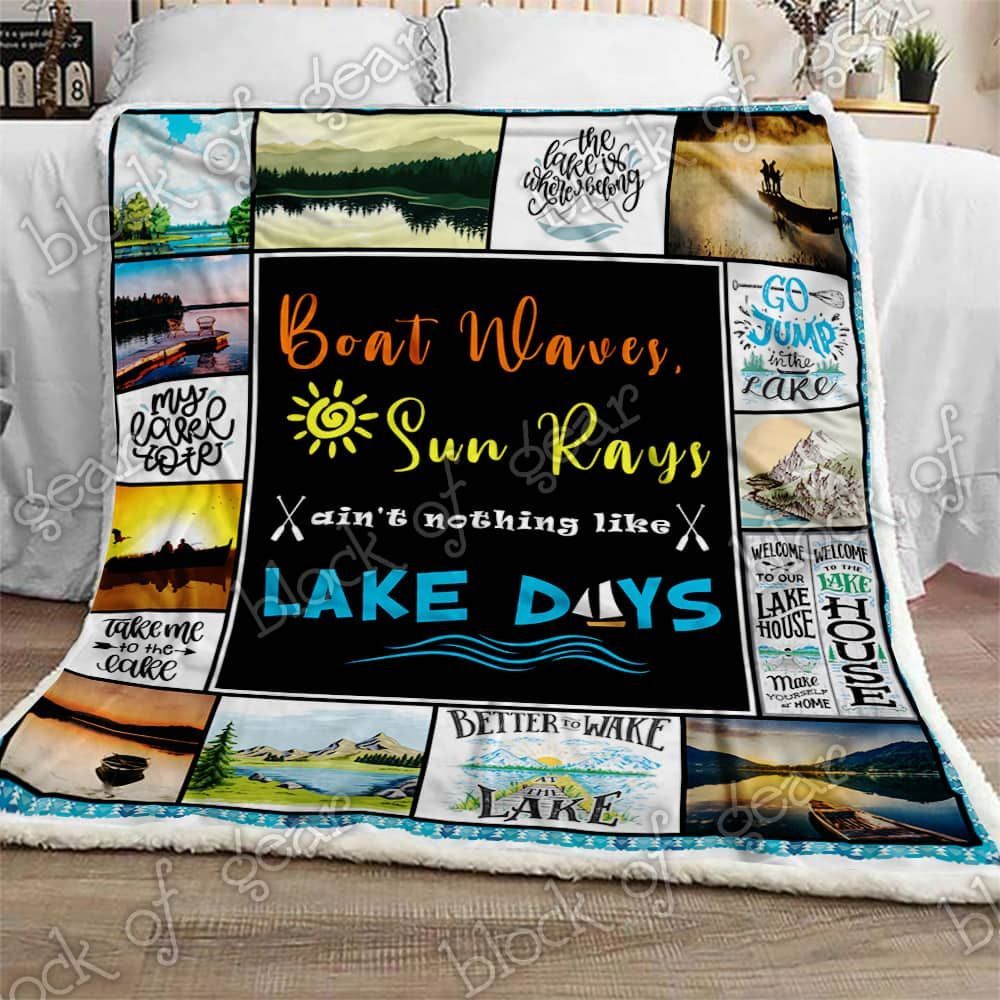 Lake Days Fleece Blanket