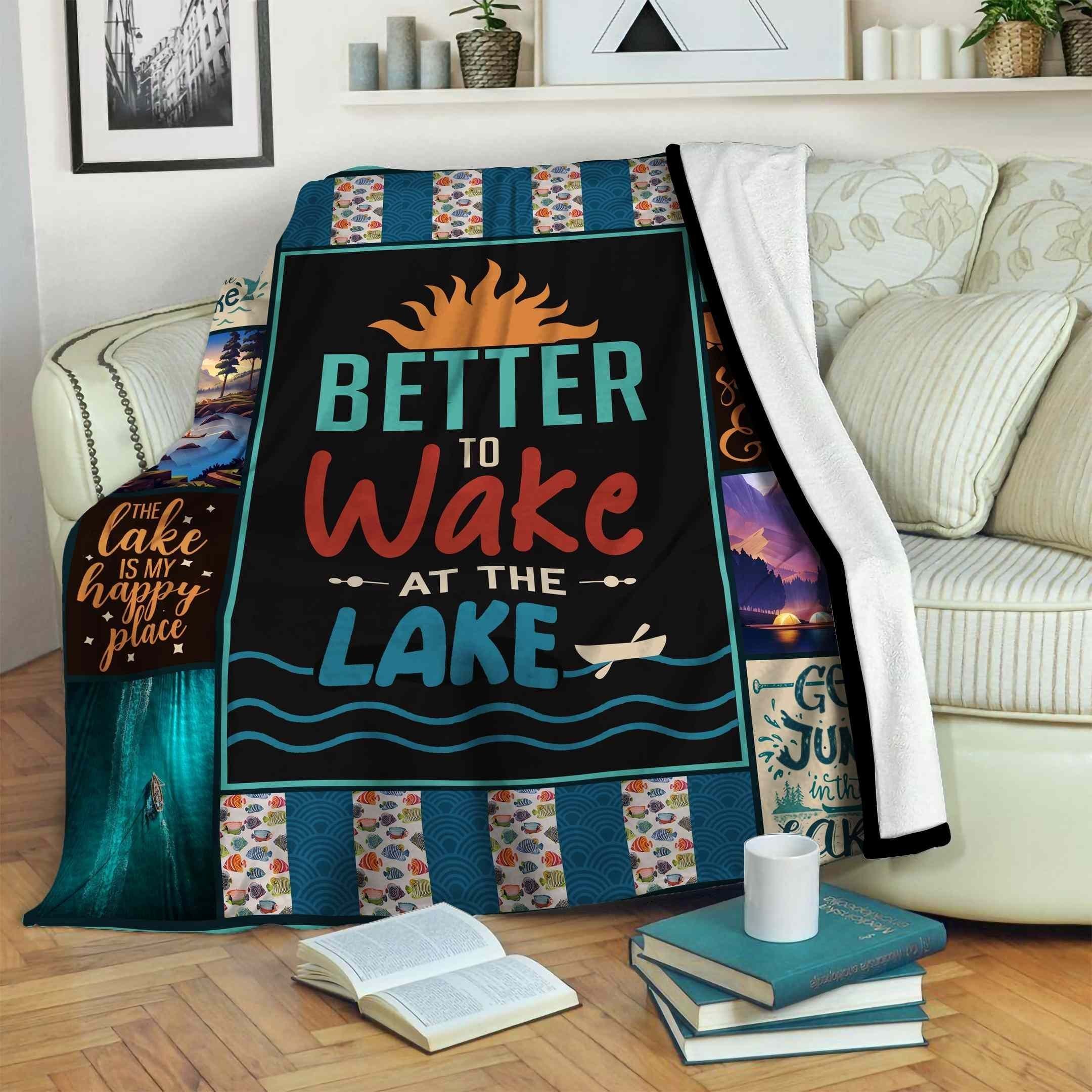 Lake Fleece Blanket