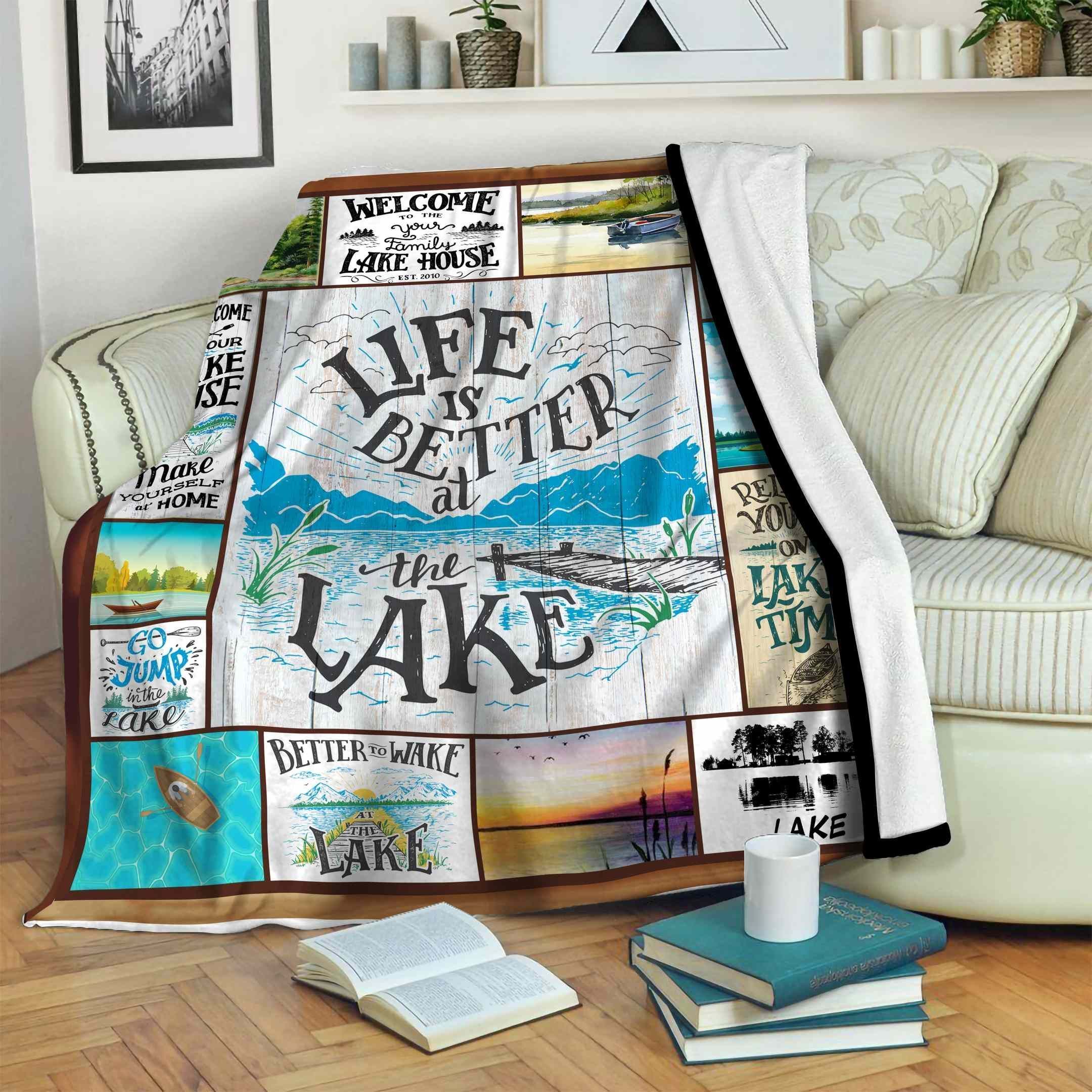 Lake Fleece Blanket