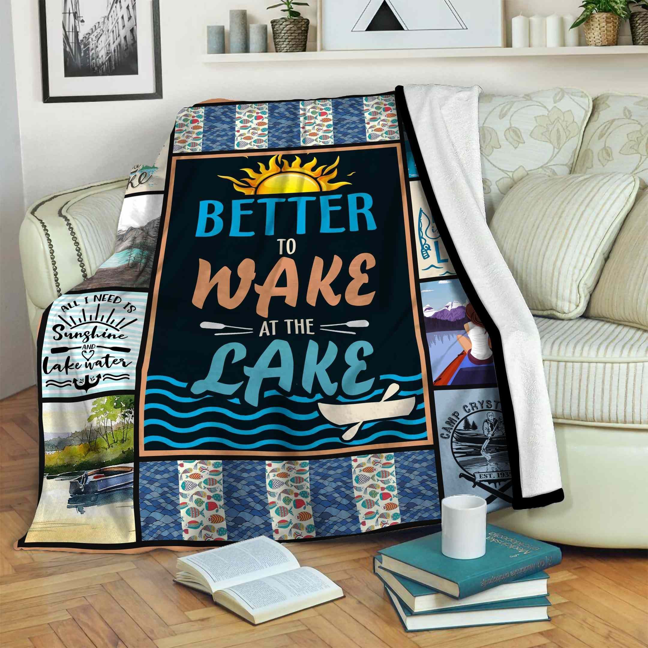 Lake Fleece Blanket