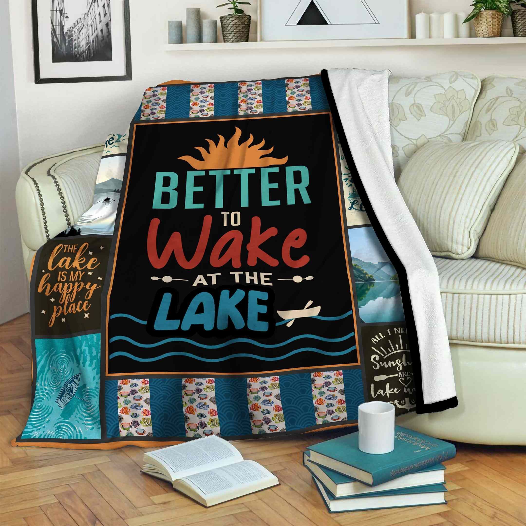 Lake Fleece Blanket