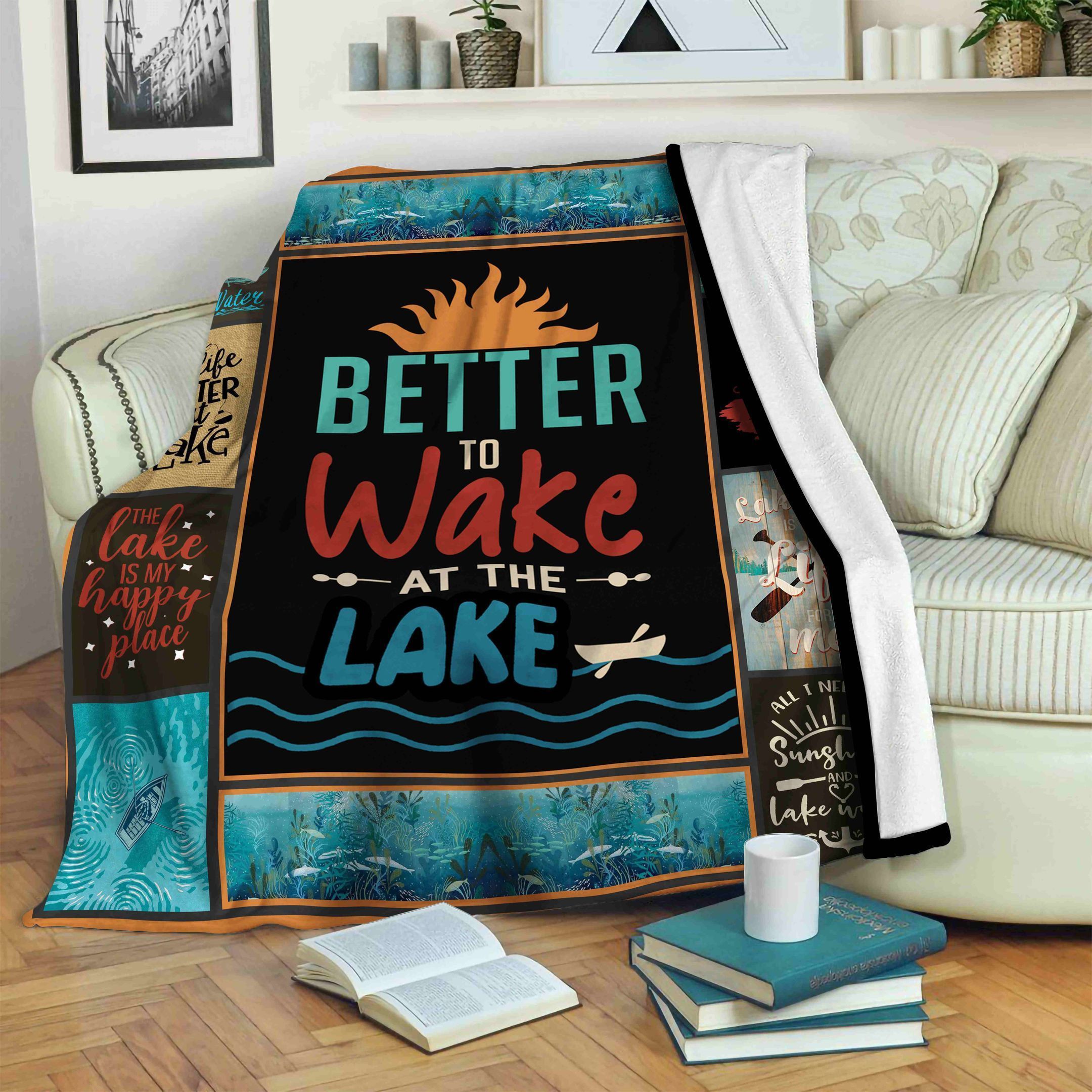 Lake Fleece Blanket