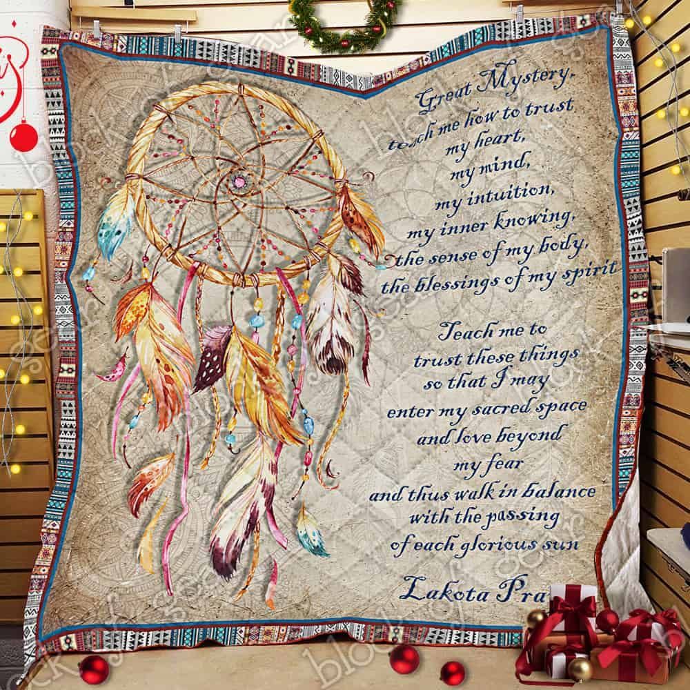 Lakota Prayer Dream Catcher GS-CL-NT2810 Quilt Balnket