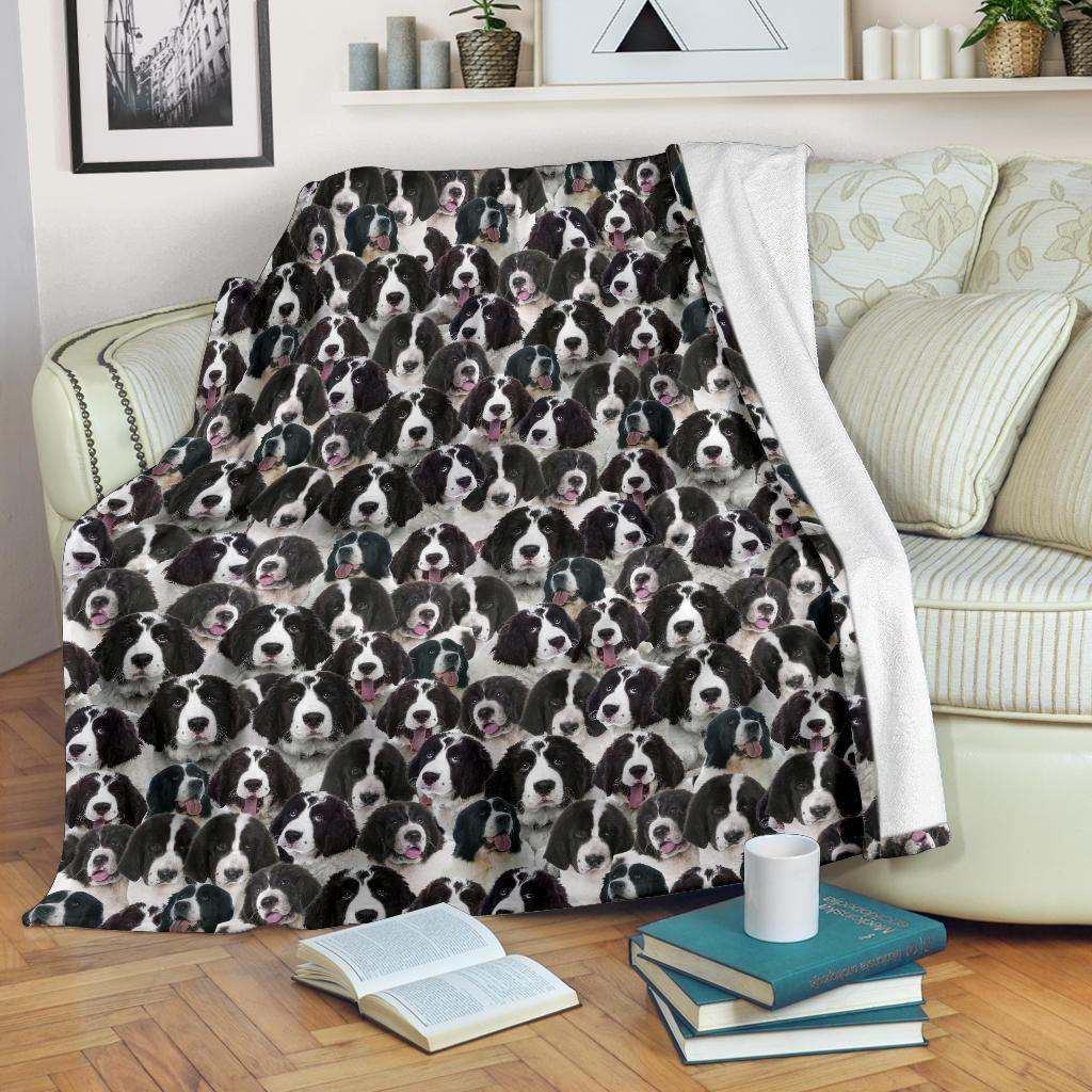Landseer Full Face Blanket