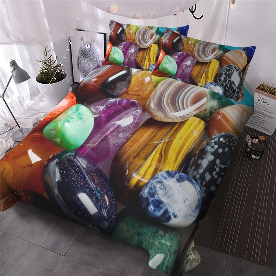 Large Various Crystals Bedding Set