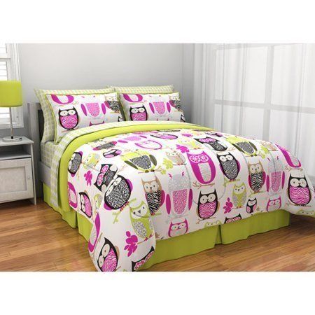 Latitude Sketchy Owl Bedding Set