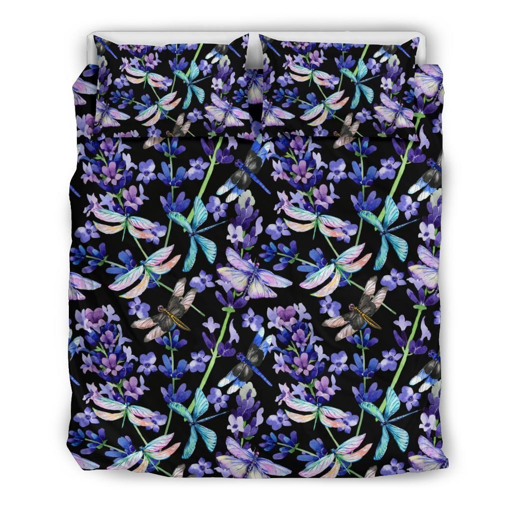 Lavender Dragonfly Bedding Set