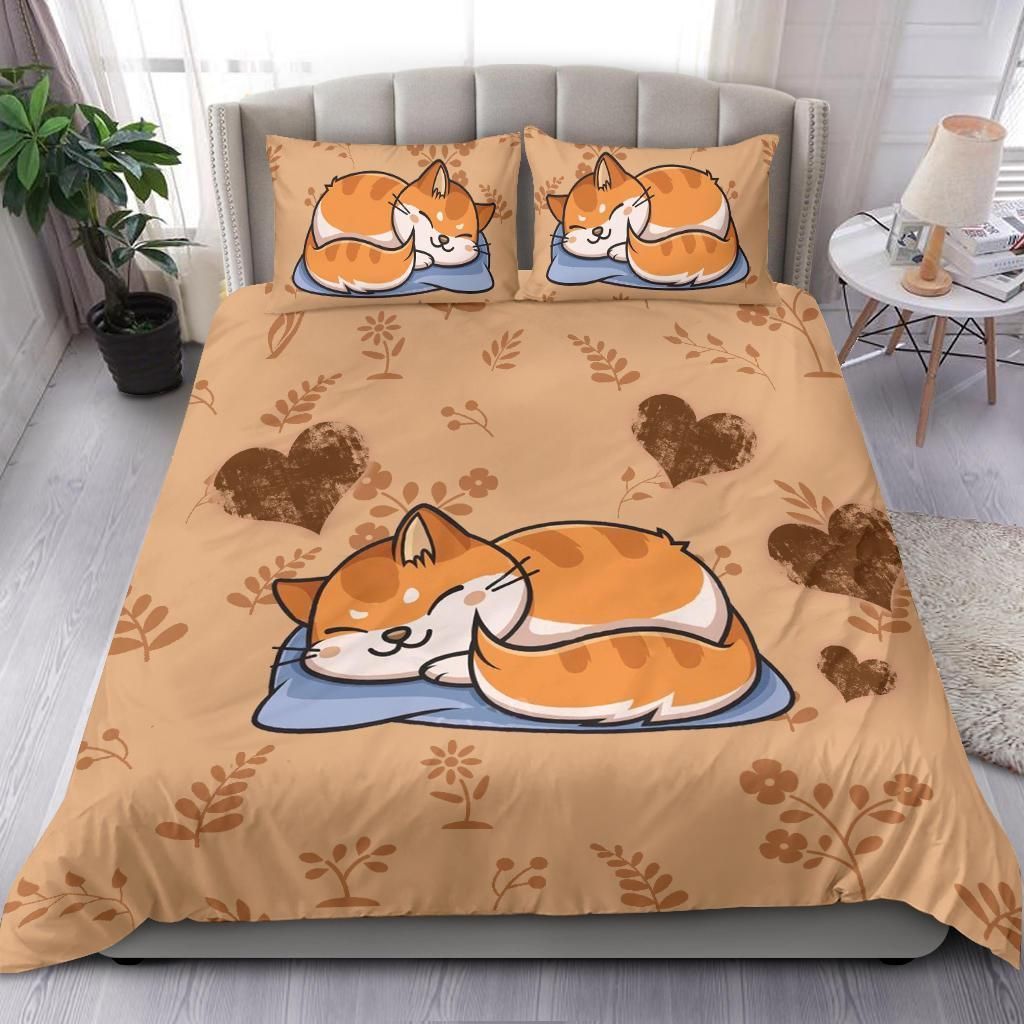 Lazy Cat Not Today Bedding Set