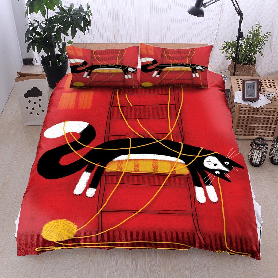 Lazy Cat Bedding Set