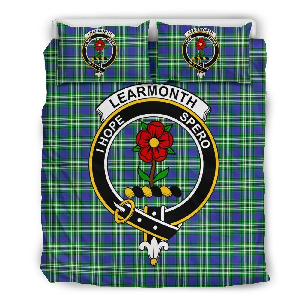 Learmonth Clan Badge Tartan Bedding Set