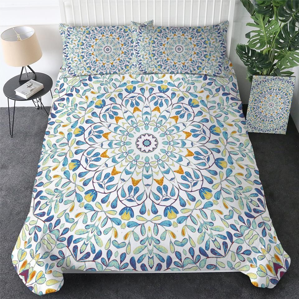 Leaves Mandala Bedding Set