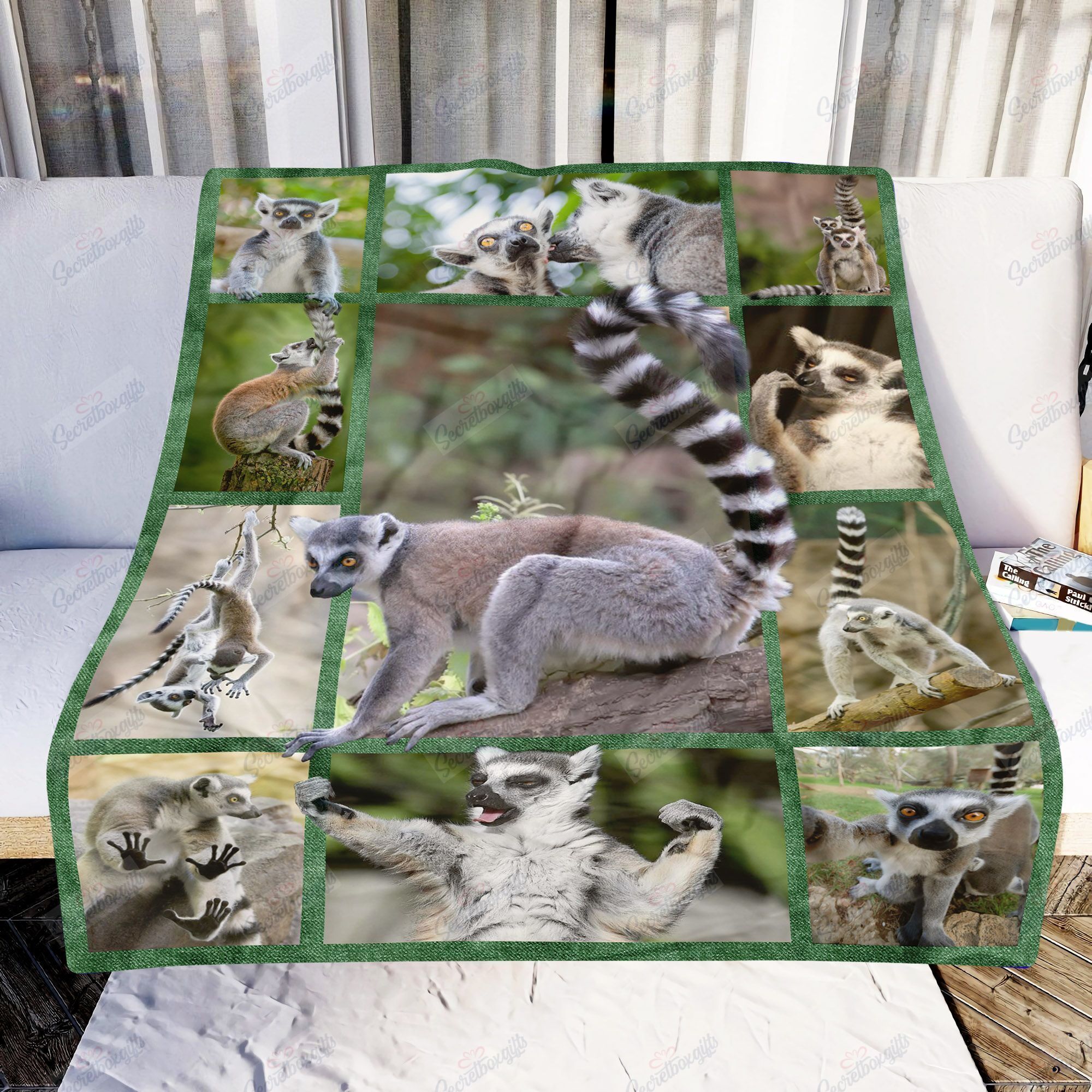 Lemur Climb Anywhere Fleece Blanket