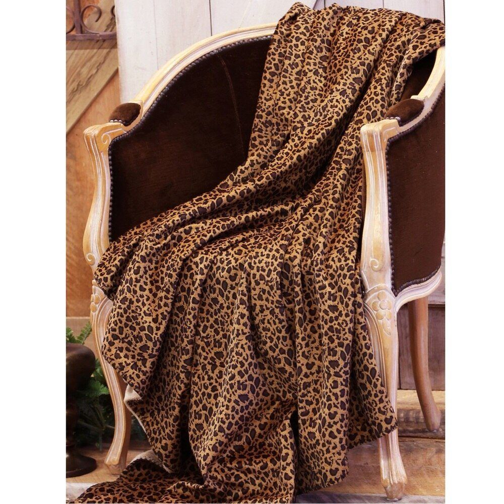 Leopard Sherpa Fleece Blanket
