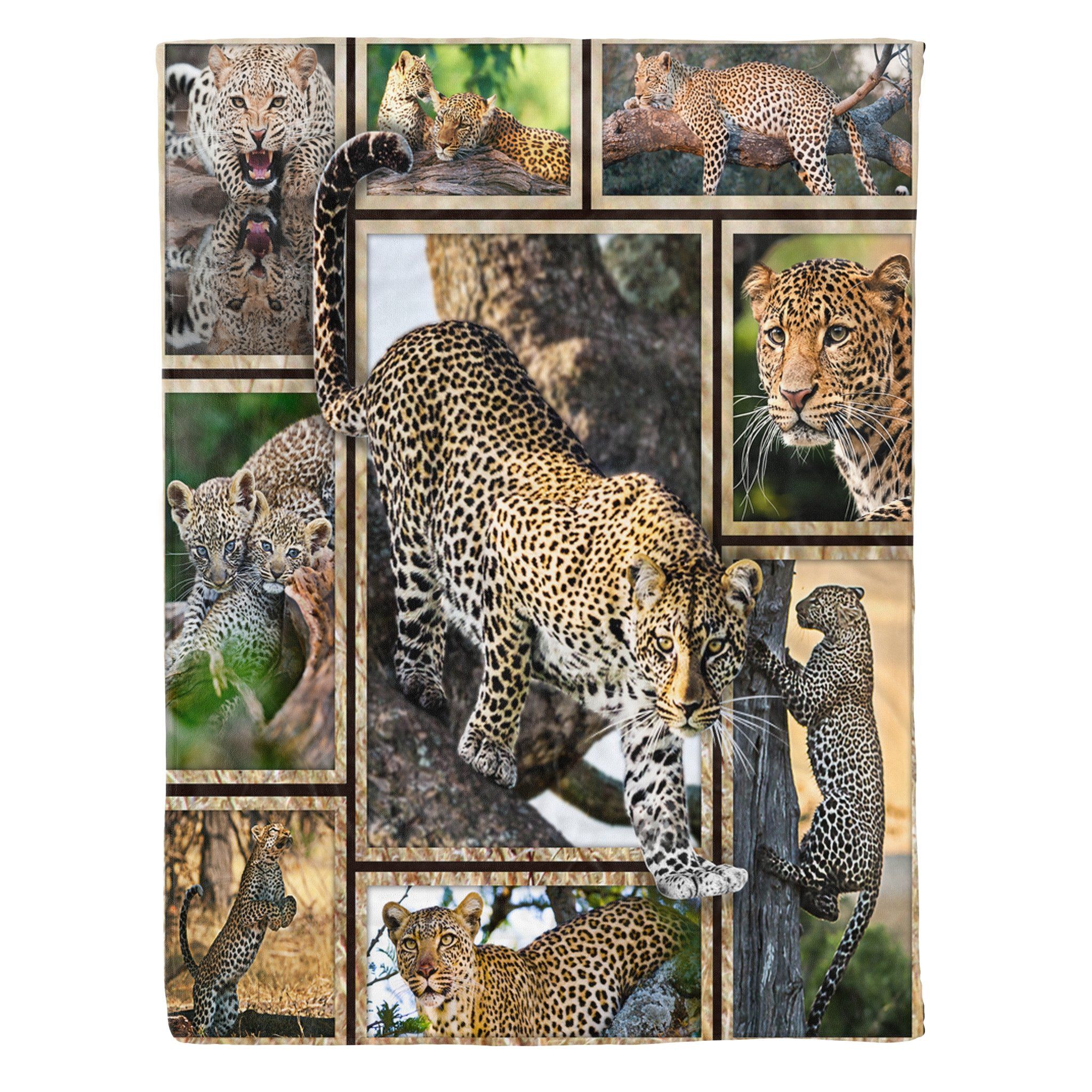 Leopard Fleece Blanket