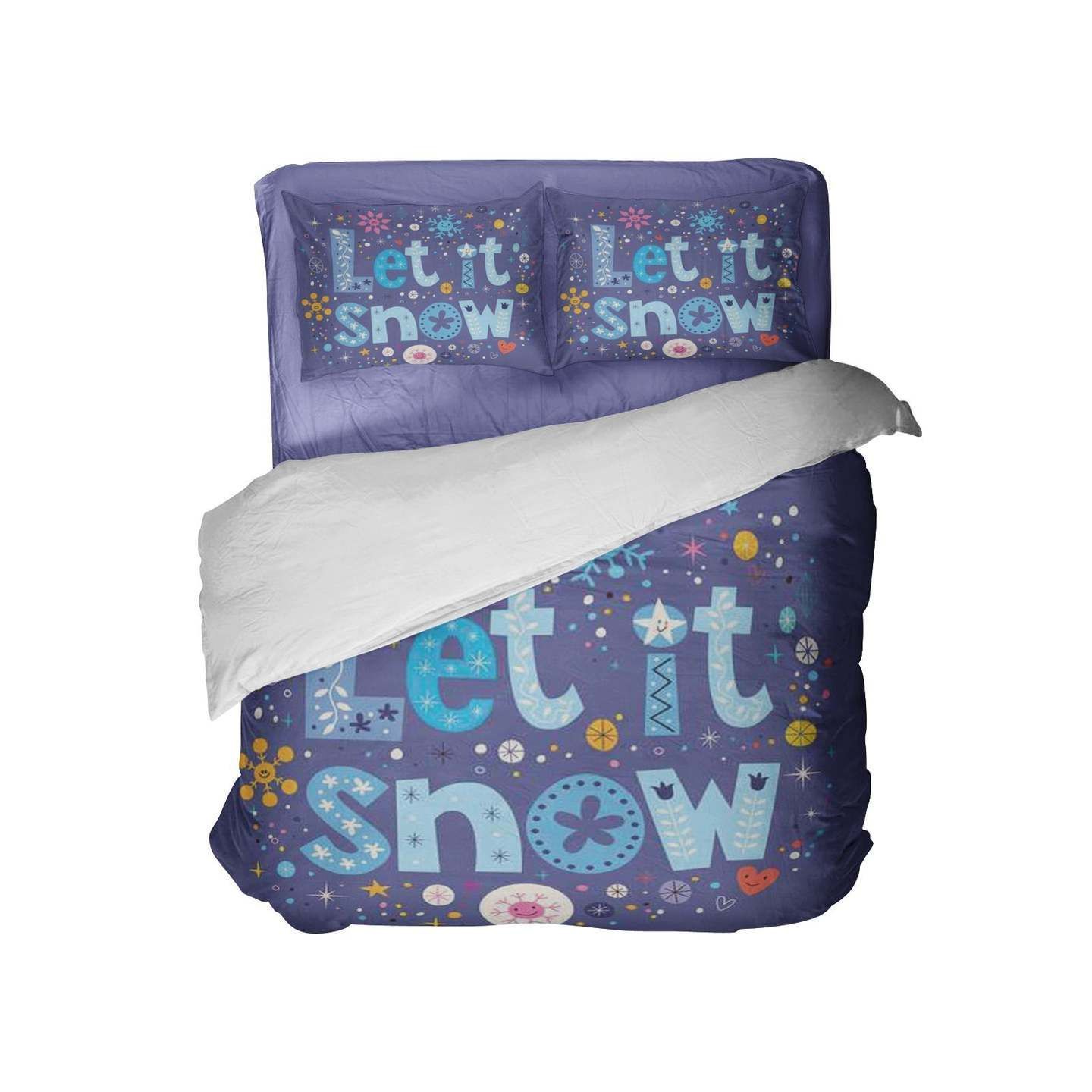 Let It Snows Christmas Bedding Set