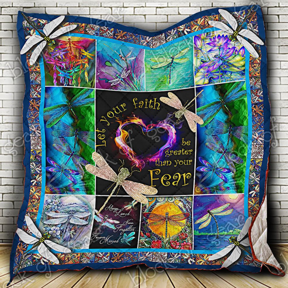 Let Your Faith Be Greater Than Your Fear Quilt Np232 Dhc11124342Dd