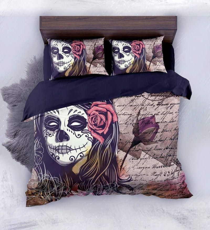 Letter For Death Sugar Skull Bedding Set