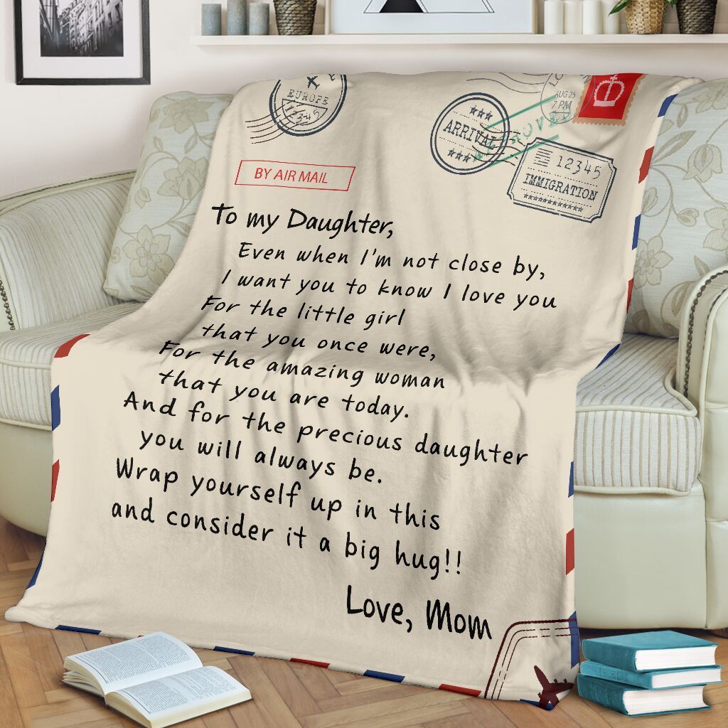 Letter To My Daughter Sherpa Fleece Blanket