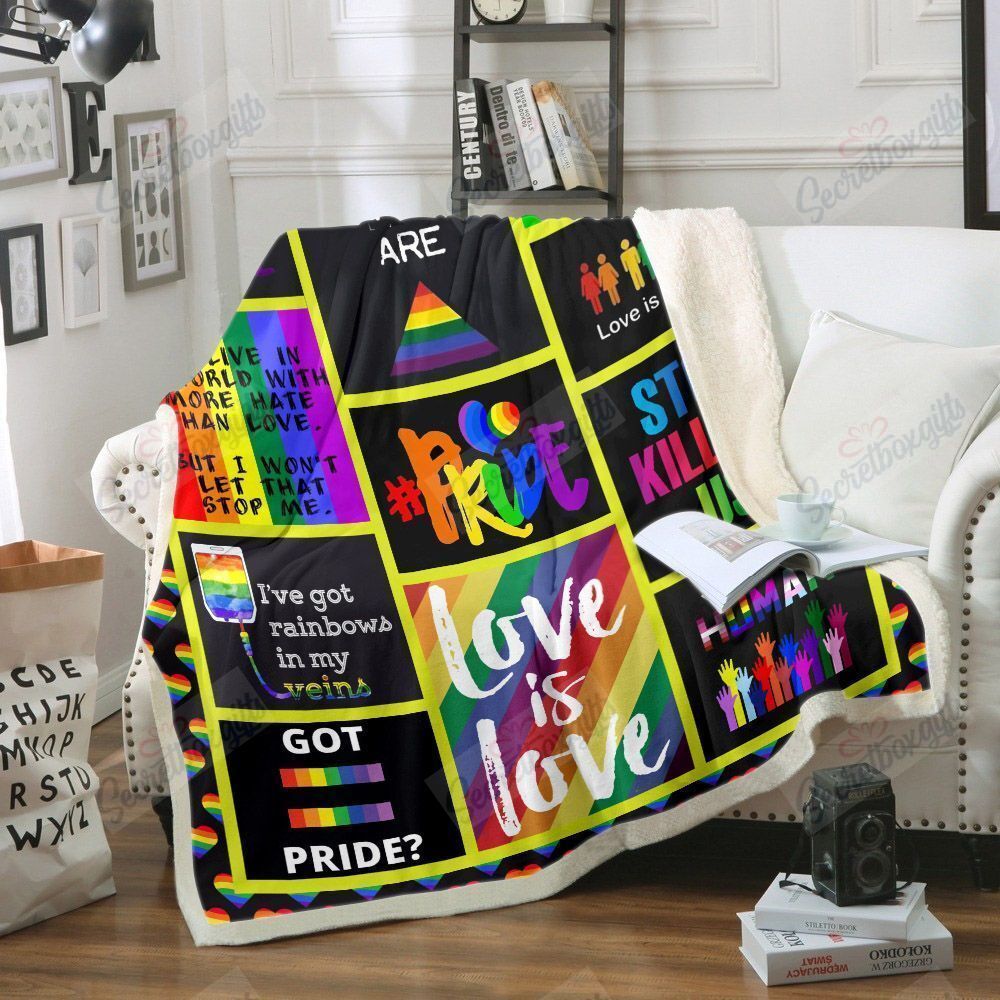 LGBT Pride Fleece Blanket